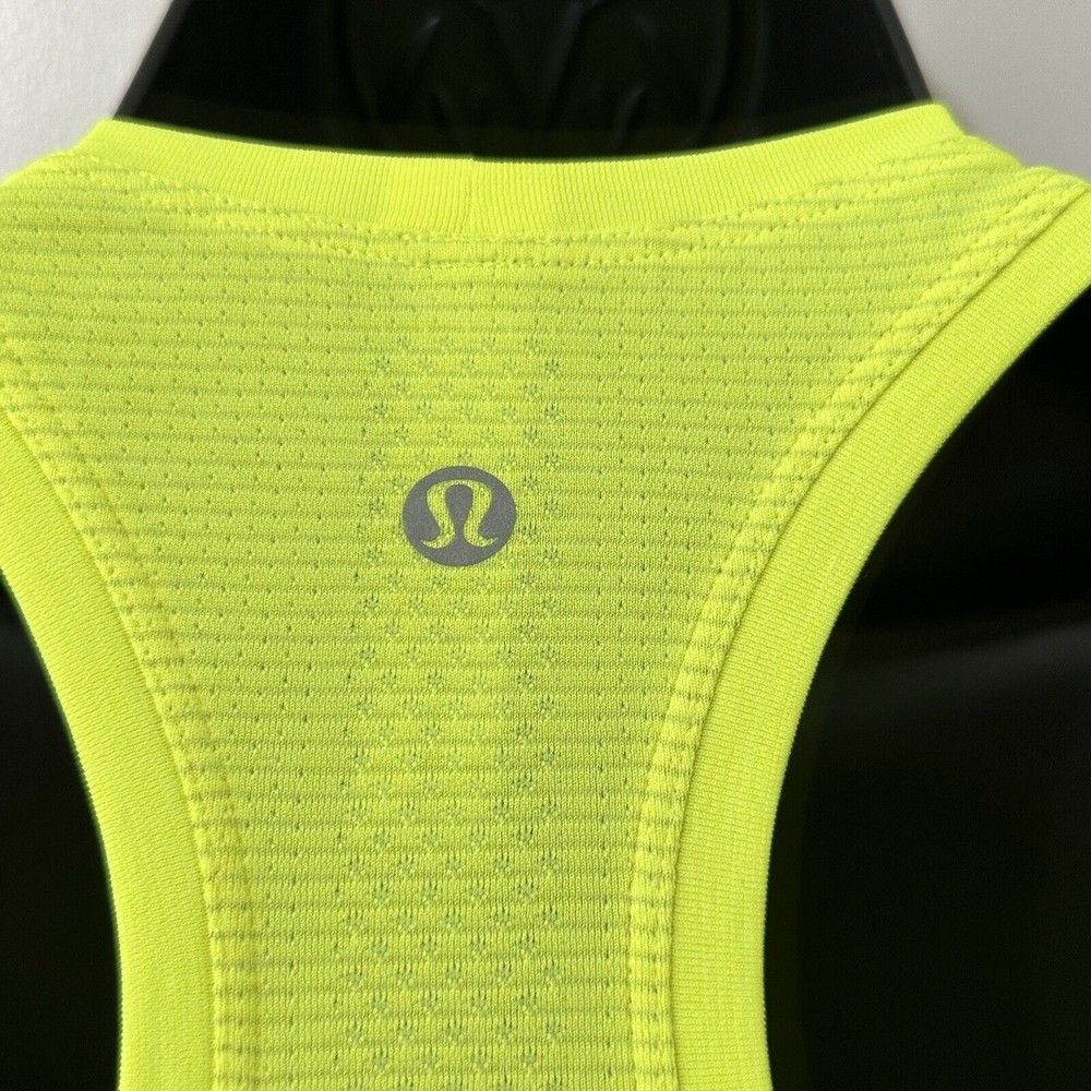 Lululemon Swiftly Tech Racerback Tank Top 2.0 Race Length Highlight Yellow 6 - Picture 10 of 13